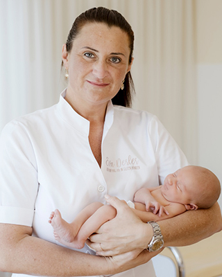 Eva Derler mit Baby